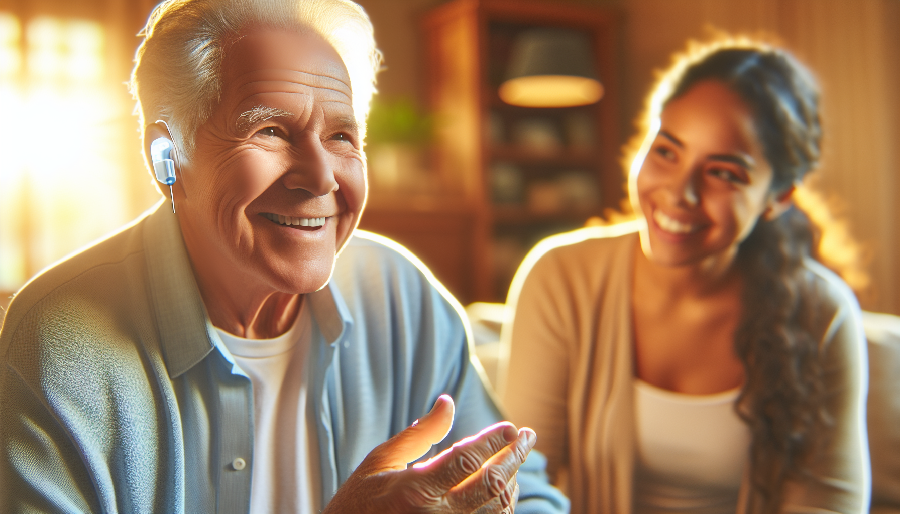 senior man with hearing aid covered by Medicare cochlear implant 2026