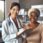 Senior woman receiving free Medicare preventive screening from caring doctor in 2026