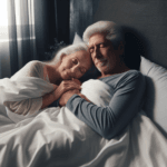 senior couple sleeping well to reduce dementia risk through good sleep hygiene