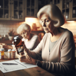 senior woman reviewing her medications to avoid dangerous drug interactions