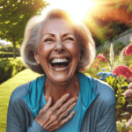 Happy senior woman outdoors representing how a positive attitude about aging slows cognitive and physical decline