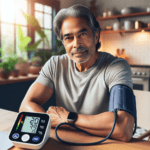 Senior man using best blood pressure monitor at home 2026 accurate easy to use