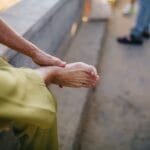 Senior with peripheral neuropathy symptoms