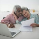 Senior reviewing Medicare Advantage plan options
