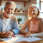 Senior couple reviewing Social Security tax rules for 2026