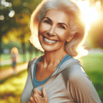 Senior woman getting vitamin D from sunlight to reduce Alzheimer's risk in 2026