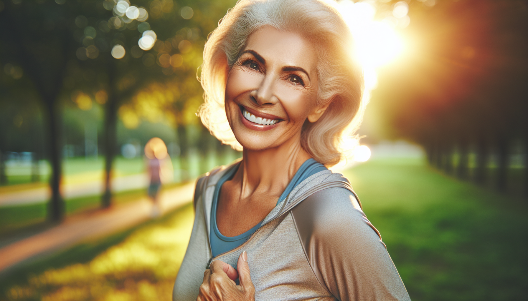 Senior woman getting vitamin D from sunlight to reduce Alzheimer's risk in 2026