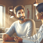 senior man discussing prostate health PSA test with urologist 2026