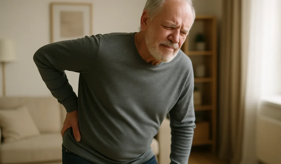 Sciatica in Seniors 2026: Causes, Relief & Treatment Senior experiencing sciatica lower back and leg pain