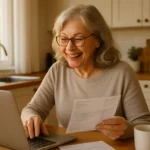 Senior woman reviewing Social Security payment schedule June 2026