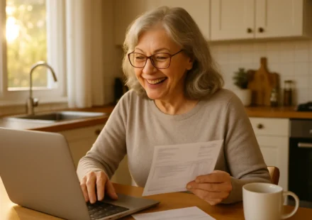 Senior woman reviewing Social Security payment schedule June 2026