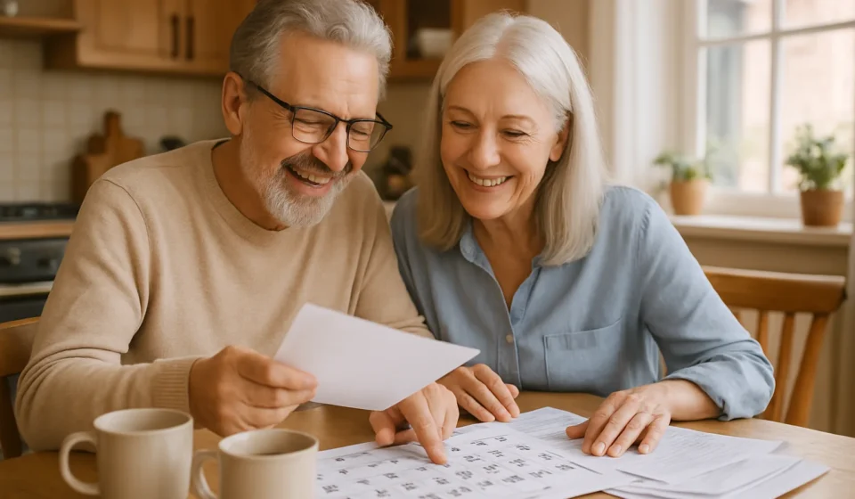 Social Security Payments July 2026: 3 Checks & Exact Dates Senior couple reviewing their Social Security payment schedule calendar for July 2026