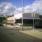 Exterior of a Social Security Administration field office on a street corner